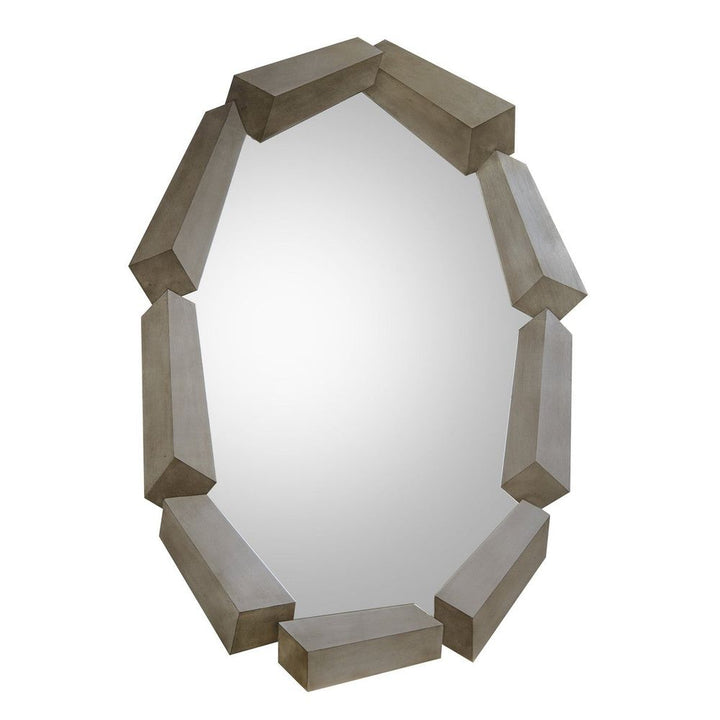 Wall Mirrors Trompe L'Oeil Mirror Silver - Silver