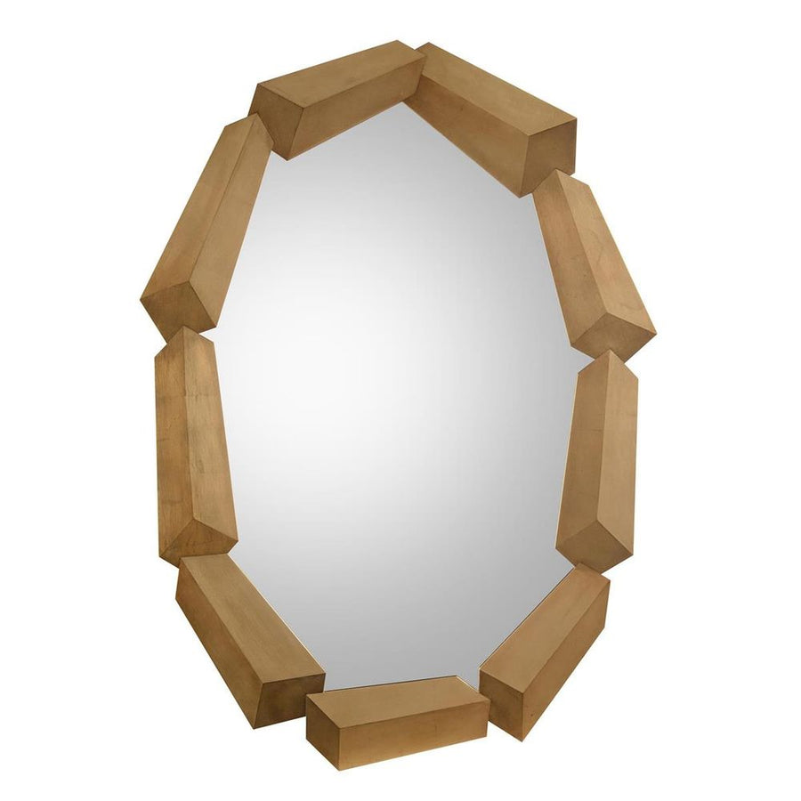 Wall Mirrors Trompe L'Oeil Mirror Gold - Silver