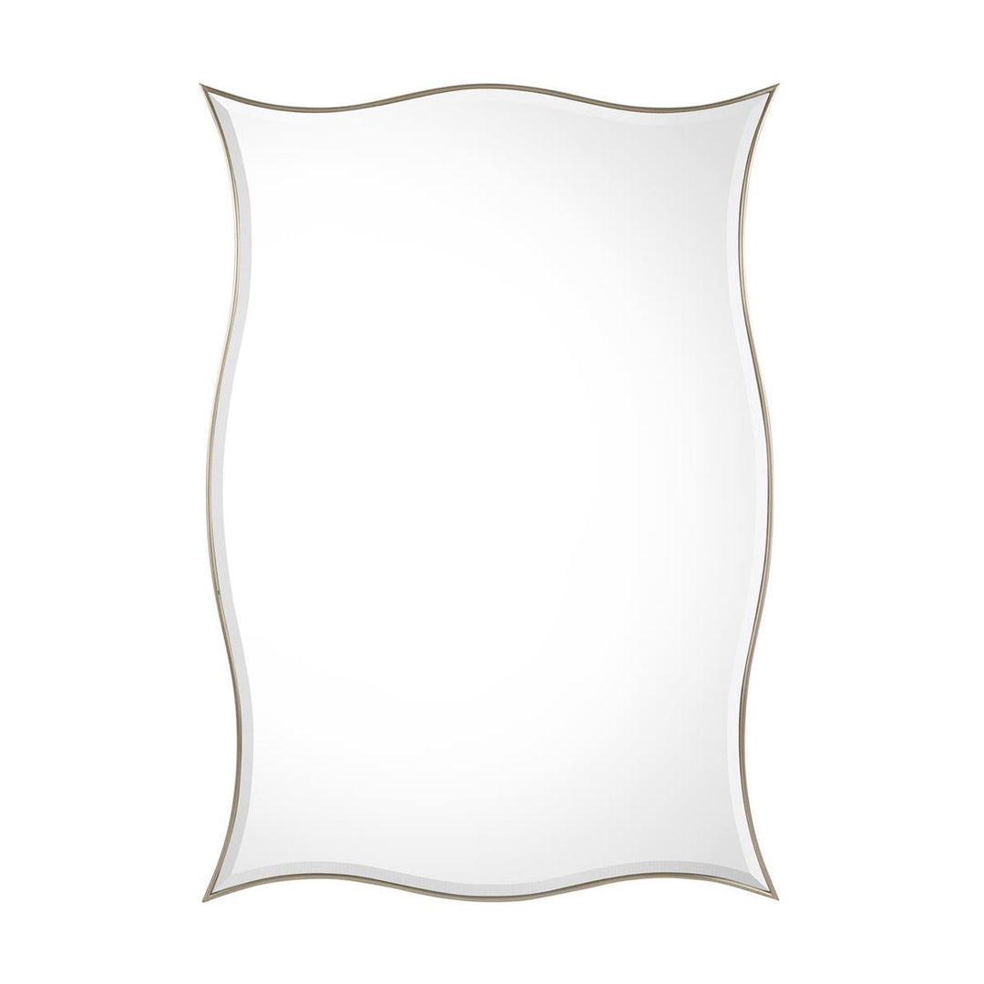 Sterling Onda Mirror - Silver