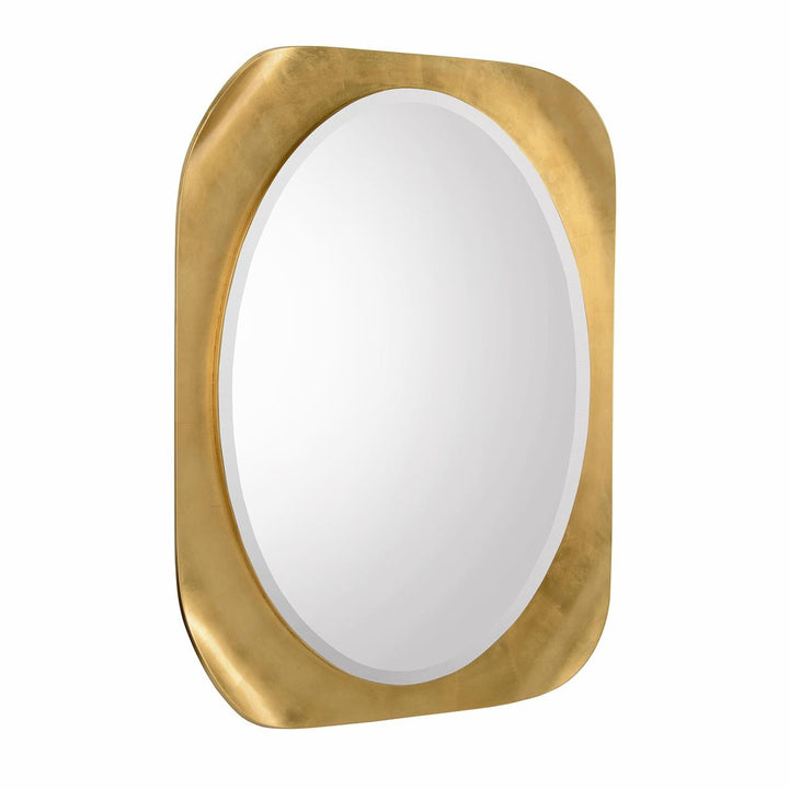 Gilded Forma Mirror - Off White,Silver