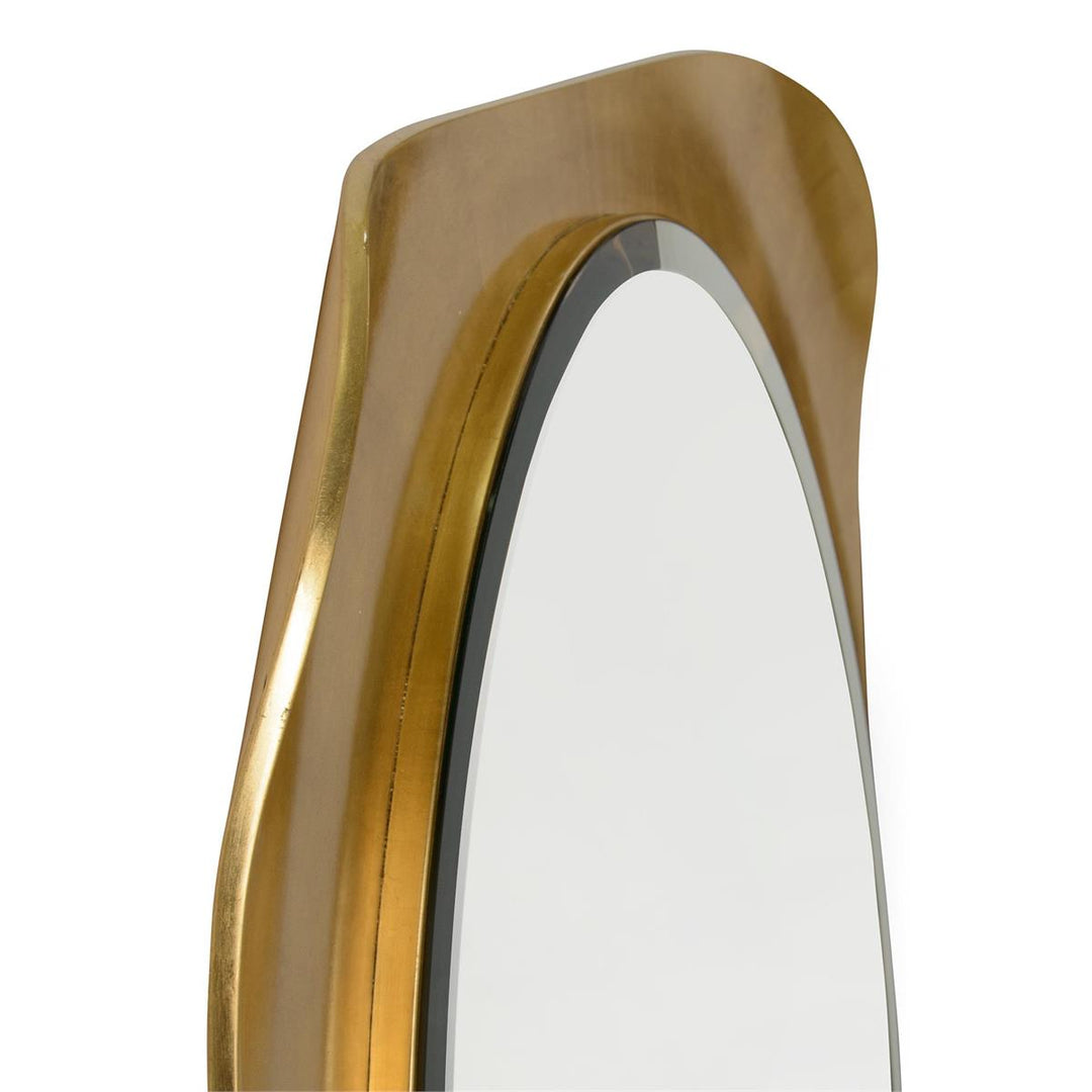 Gilded Forma Mirror - Off White,Silver