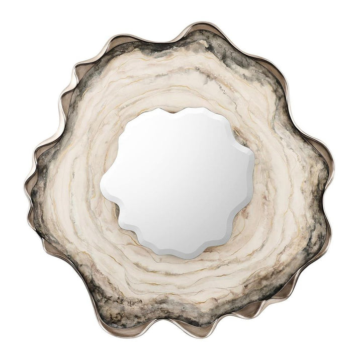 Mirrors Wisteria Mirror, Grey Agate