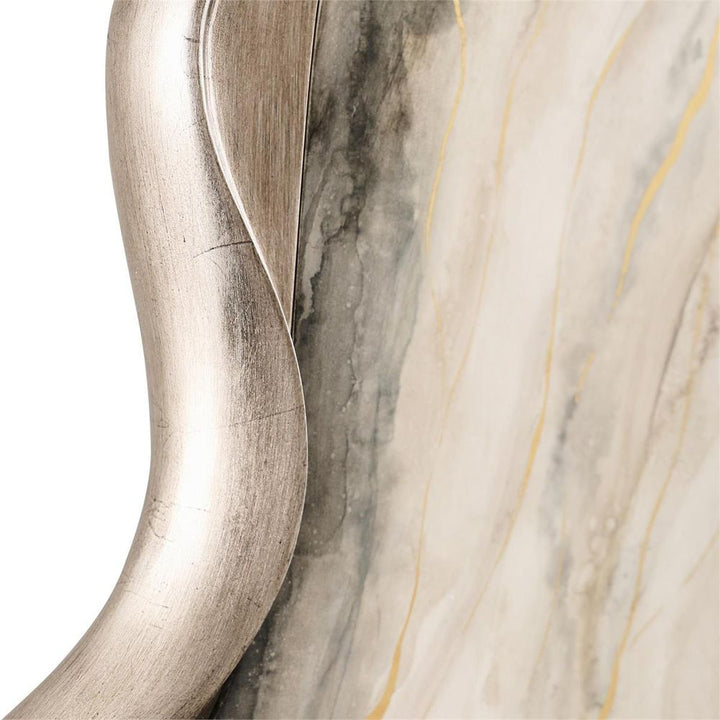 Mirrors Wisteria Mirror, Grey Agate