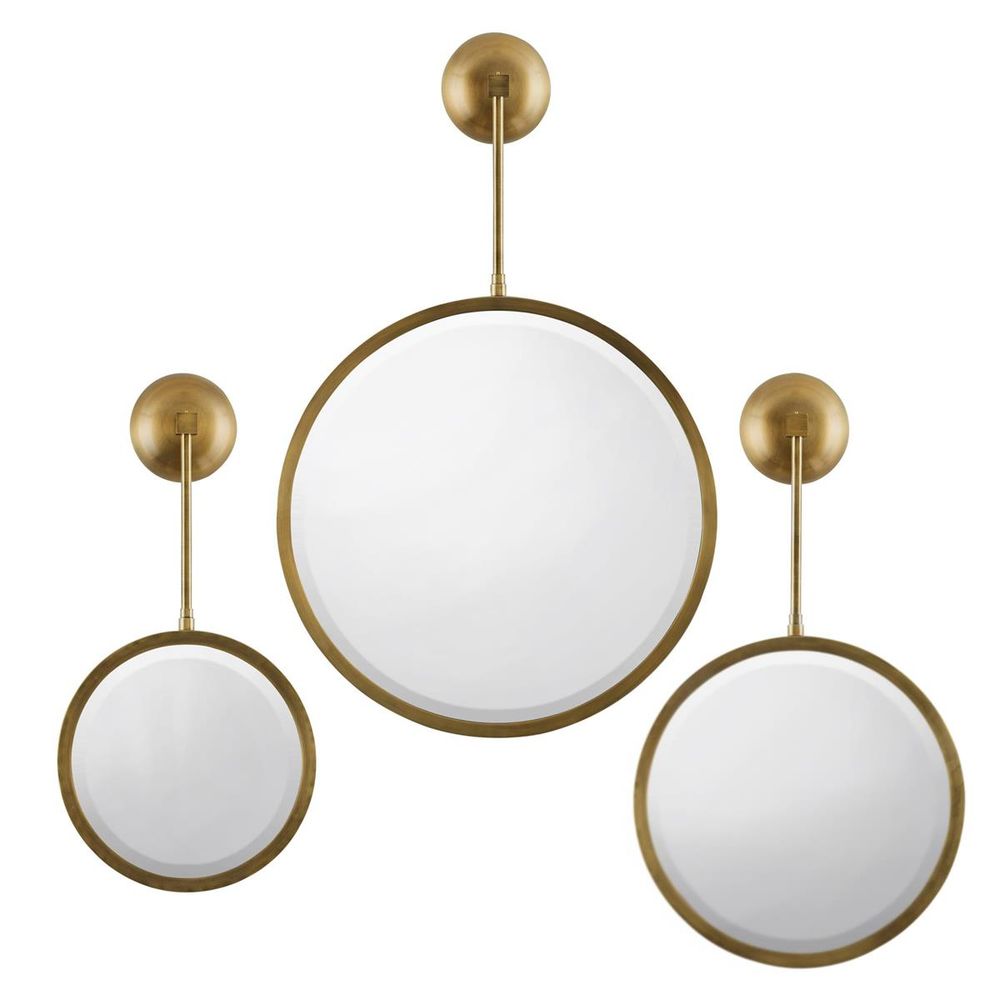 Wall Mirrors Triad Mirrors, Set of 3
