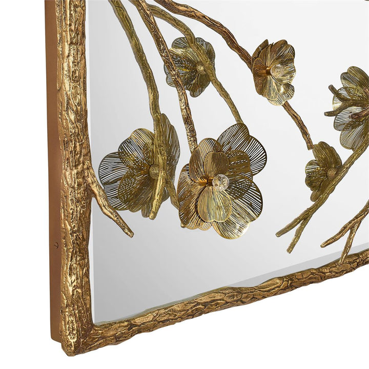 Mirrors Golden Camellia Mirror