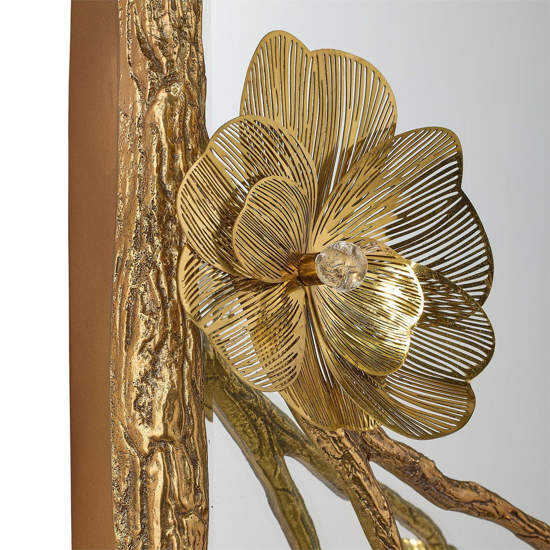 Mirrors Golden Camellia Mirror
