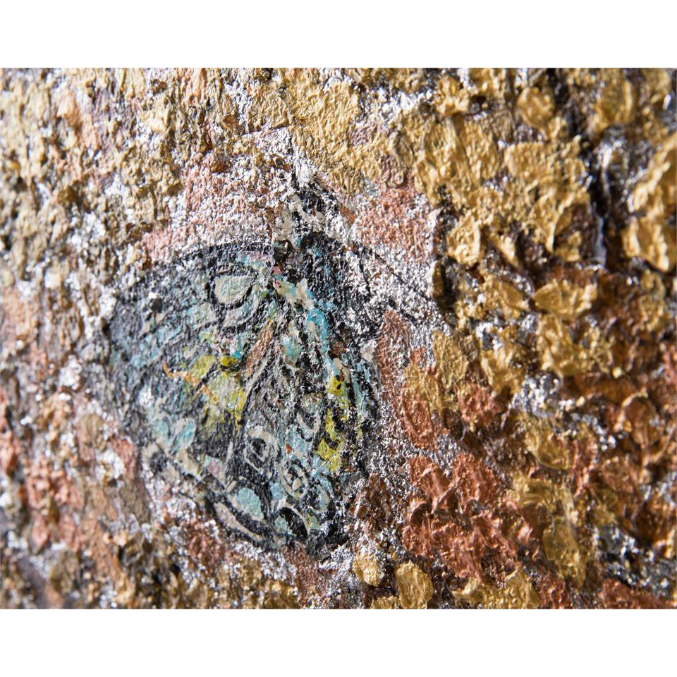 Wall Art Teng Fei's Gilded Butterflies - Silver