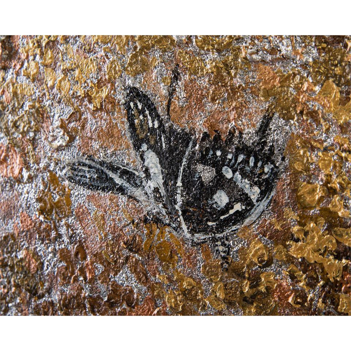 Wall Art Teng Fei's Gilded Butterflies - Silver