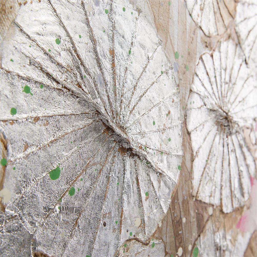 Teng Fei's Silver Lily Pond - Multicolor, Silver
