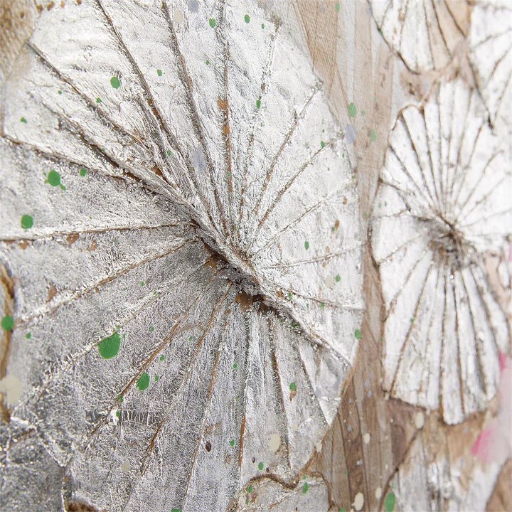 Teng Fei's Silver Lily Pond - Multicolor, Silver