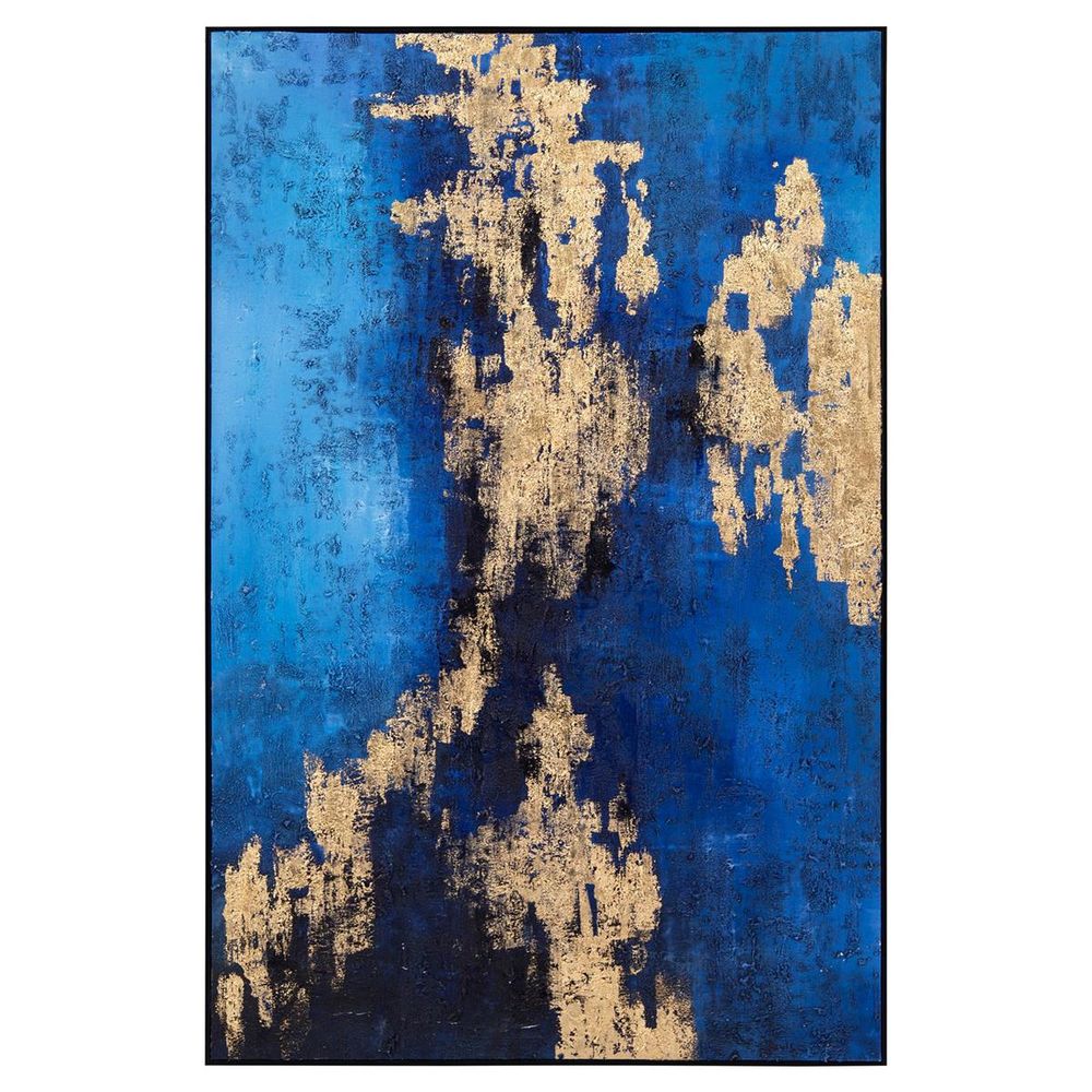 Wall Art Bevis' Imperial - Blue, Gold