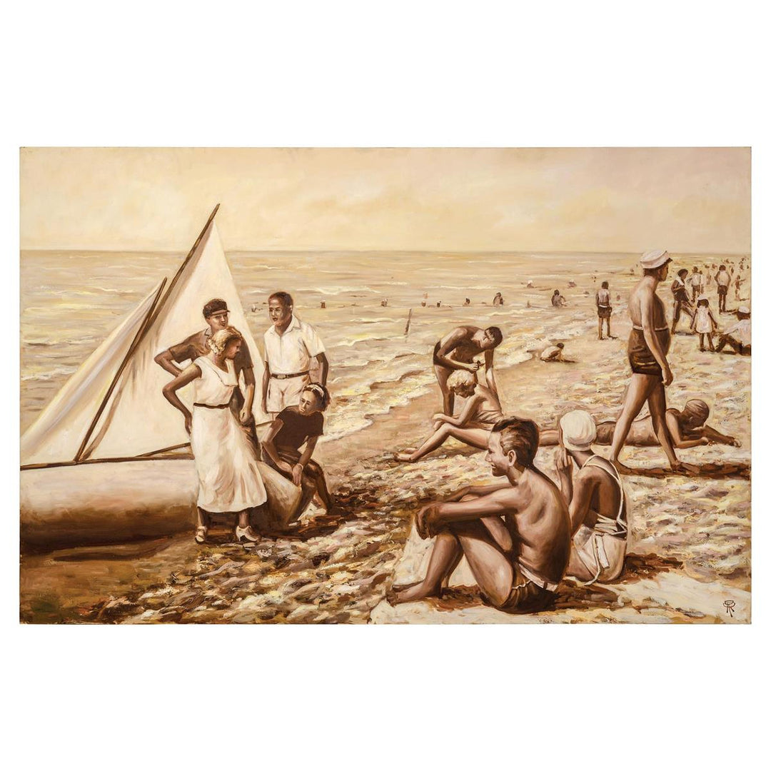 Reynold's Cannes Beach Scene