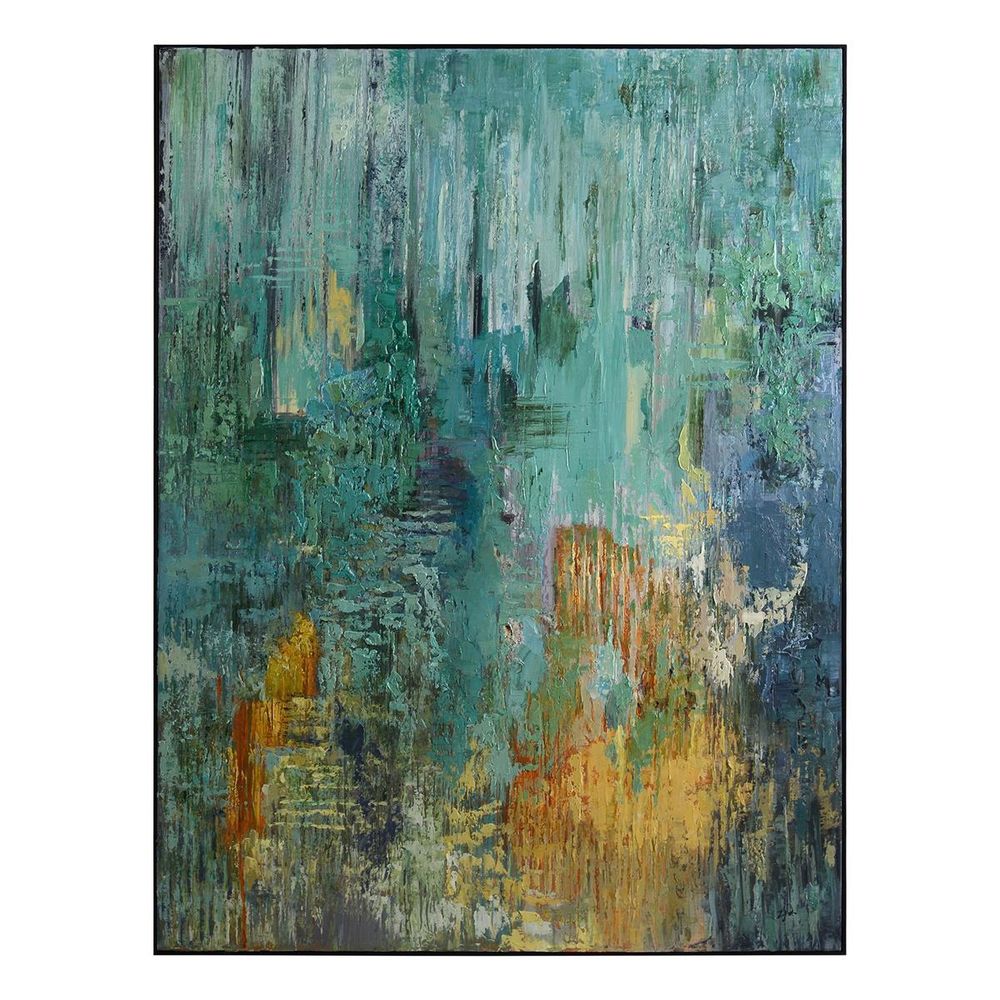 Wall Art Zhujunxu's Emerald City - Multicolor
