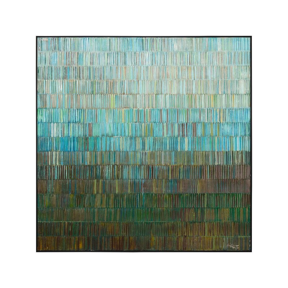 Wall Art Lm Zhou's Cool Impressions - Blue, Green, Multicolor