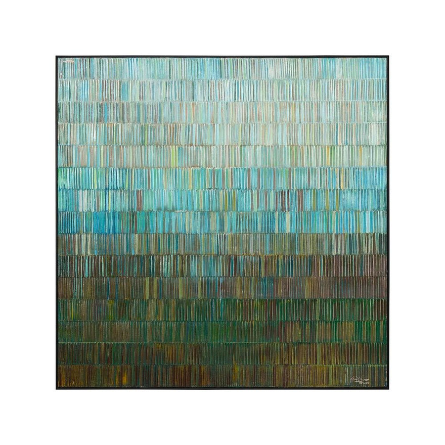 Wall Art Lm Zhou's Cool Impressions - Blue, Green, Multicolor