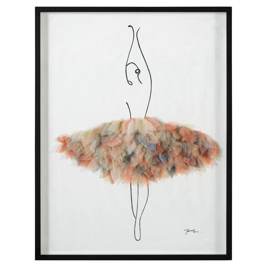 Wall Art Tony Fey's En Pointe Ii - Multicolor, White