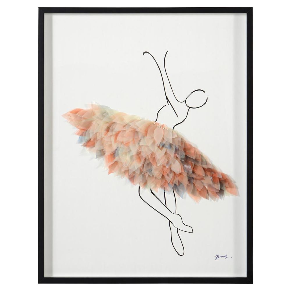 Wall Art Terry Fay's En Pointe III - Multicolor,White