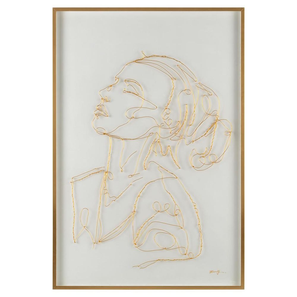 Wall Decor Mark Mcdowell's Reverie Wire Art - White
