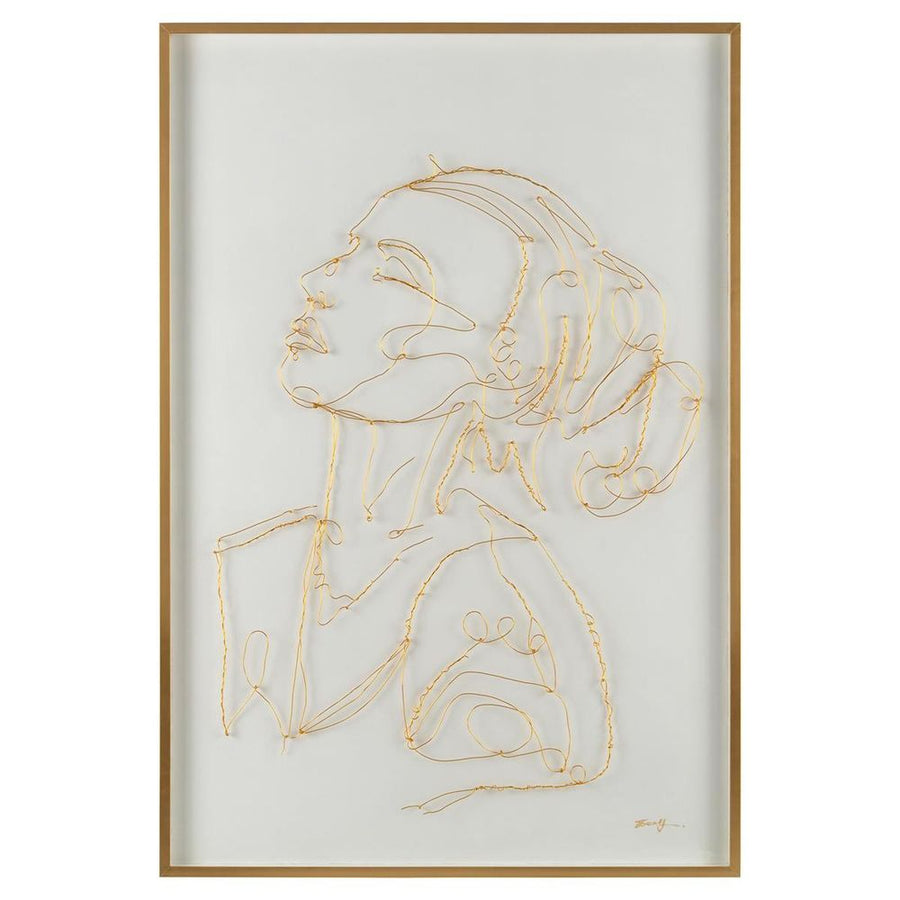 Wall Decor Mark Mcdowell's Reverie Wire Art - White