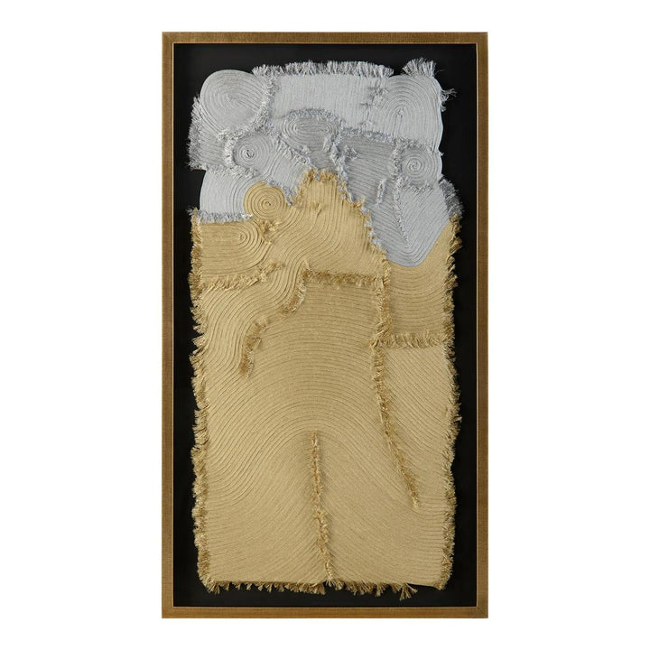 Daniel M. Smith's Fringed II - Gold,Grey