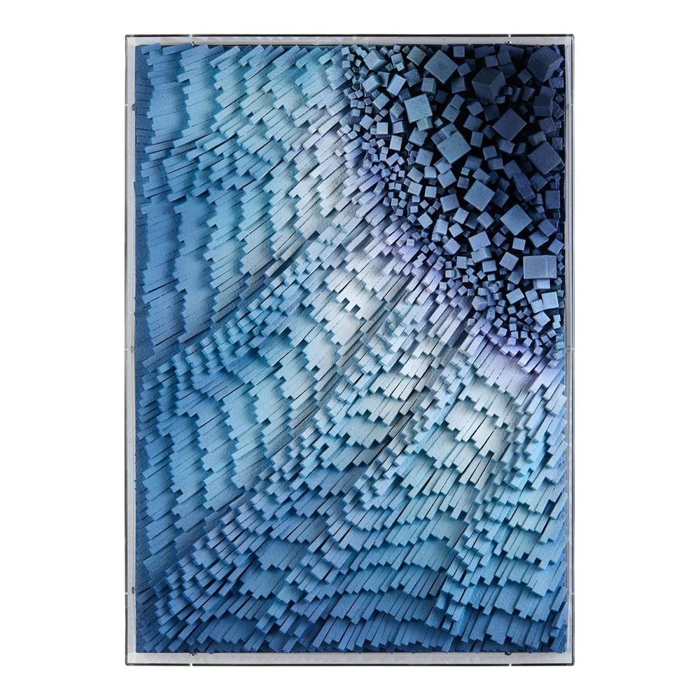 Wall Decor Tony Fey's Rays Of Ocean Light I - Green, White