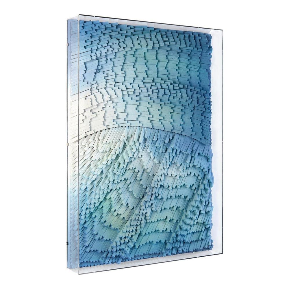 Wall Decor Tony Fey's Rays Of Ocean Light Iii - Green, White