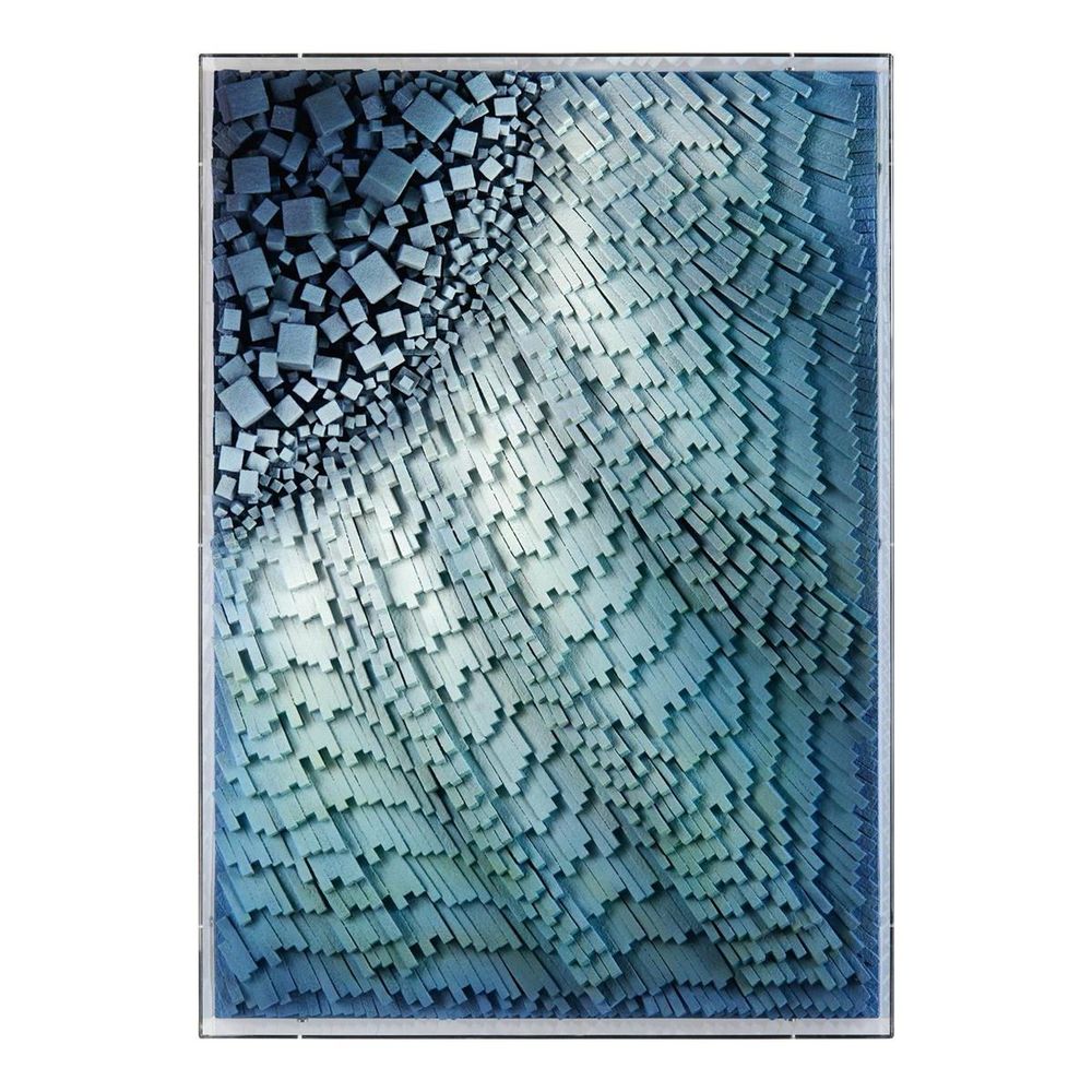 Wall Decor Tony Fey's Rays Of Ocean Light Iv - Green, White