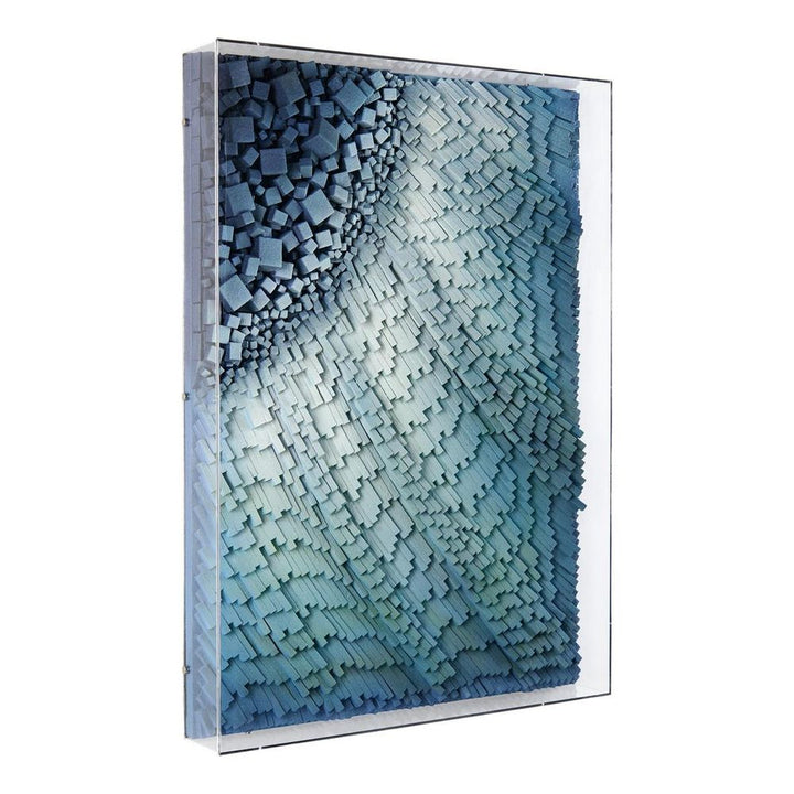 Wall Decor Tony Fey's Rays Of Ocean Light Iv - Green, White