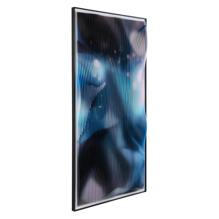 Wall Decor Tony Fey's Colors Flowing - Blue,White