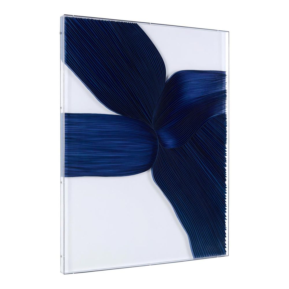 Wall Art Tony Fey's Indigo Origami - White