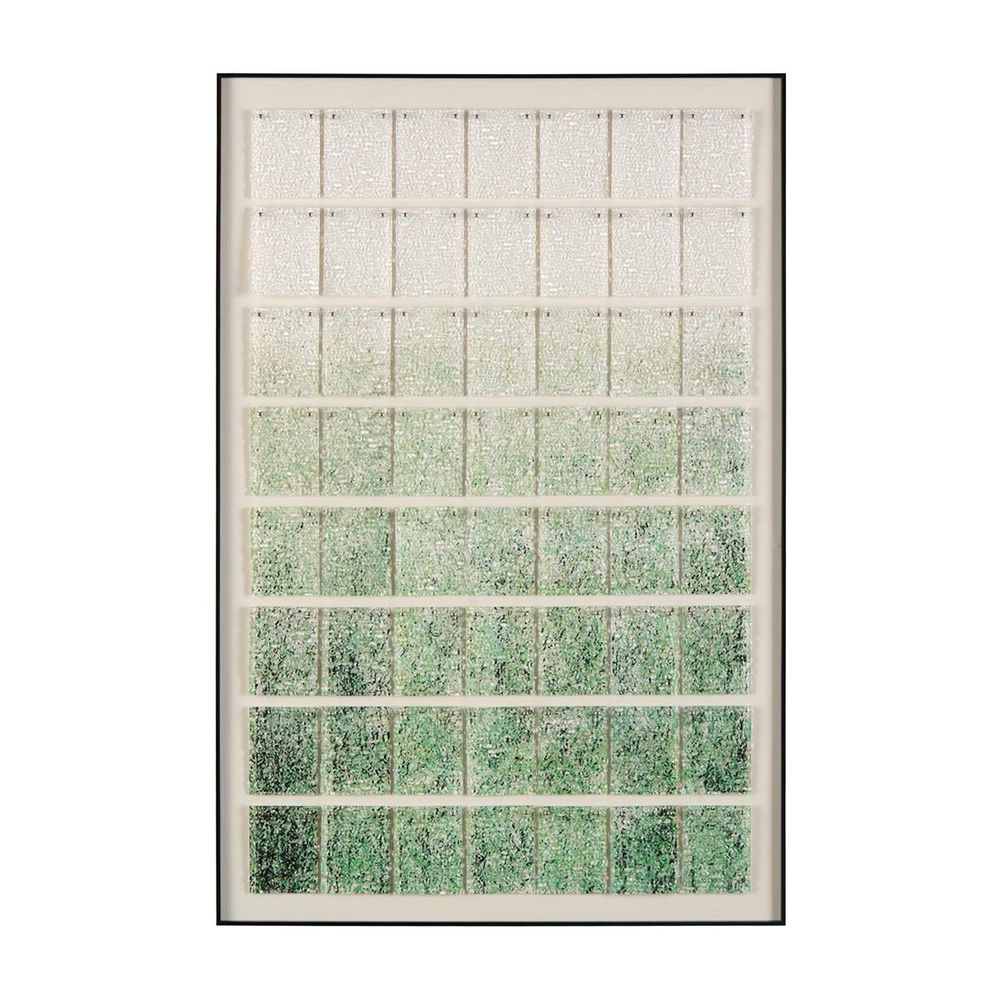 Wall Decor Tony Fey's Harmonic Hues In Green - Green, White