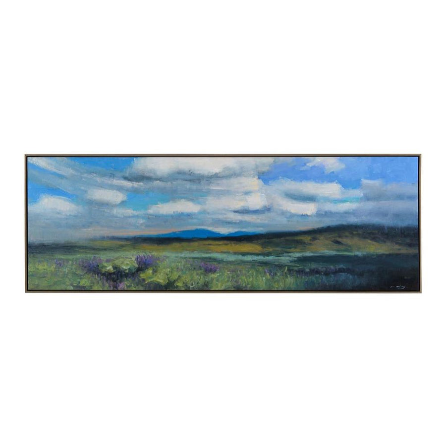 Wall Art Horizon View - Green, Yellow