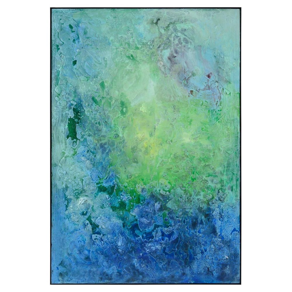 Wall Art Teng Fei's Beneath The Surface - Green