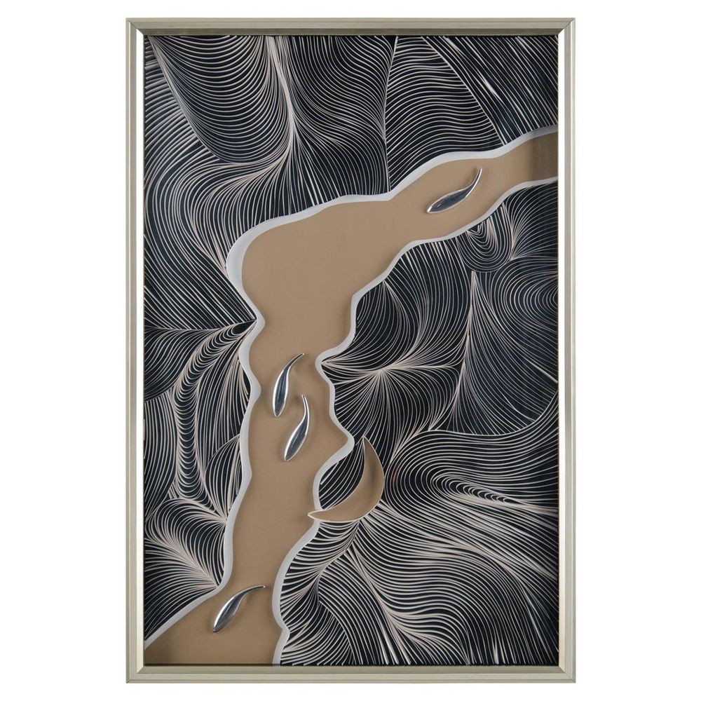 Wall Art Wing's Subterranea - Brown, White