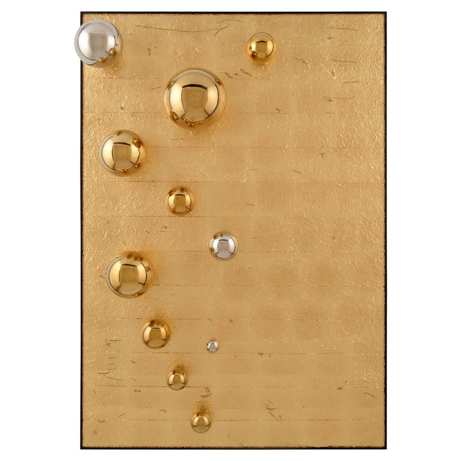 Wall Decor Wing's Gilded Globes - Silver