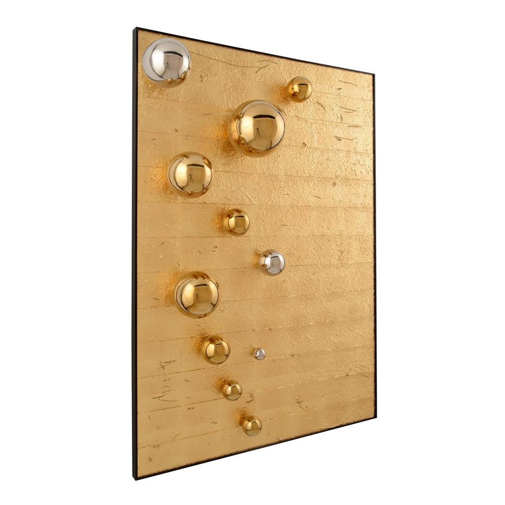 Wall Decor Wing's Gilded Globes - Silver