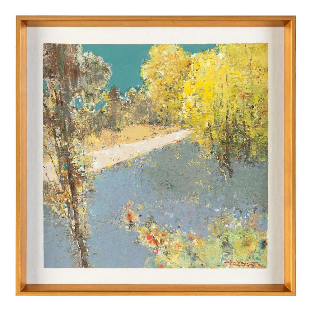 Wall Art Liu Mengzhou's Silence By The Stream
