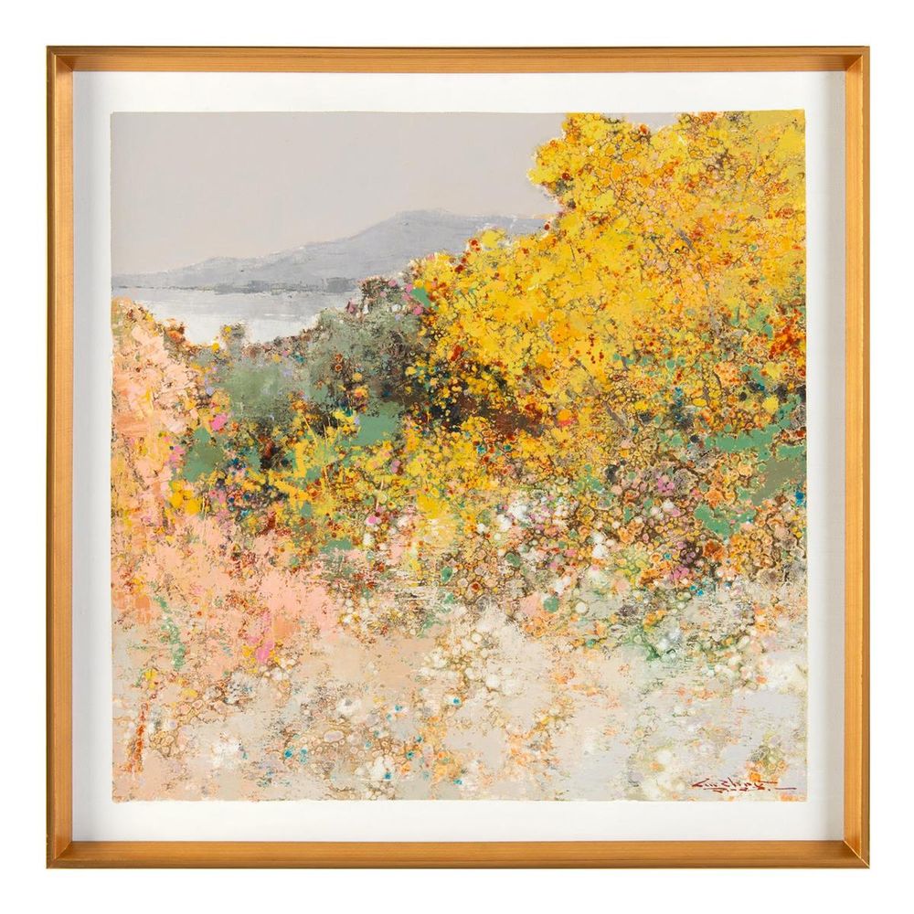 Wall Art Lm Zhou's Fall By The Coast