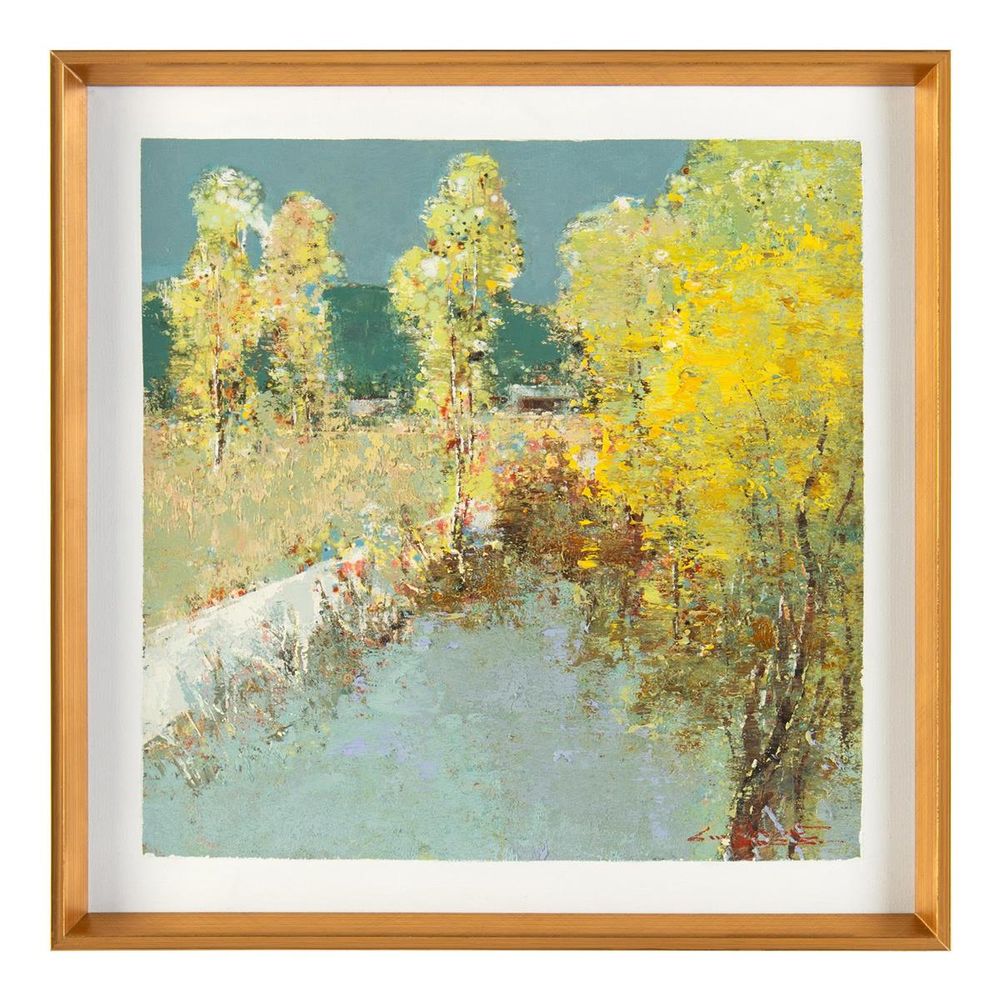 Wall Art Liu Mengzhou's Riverside Reverie