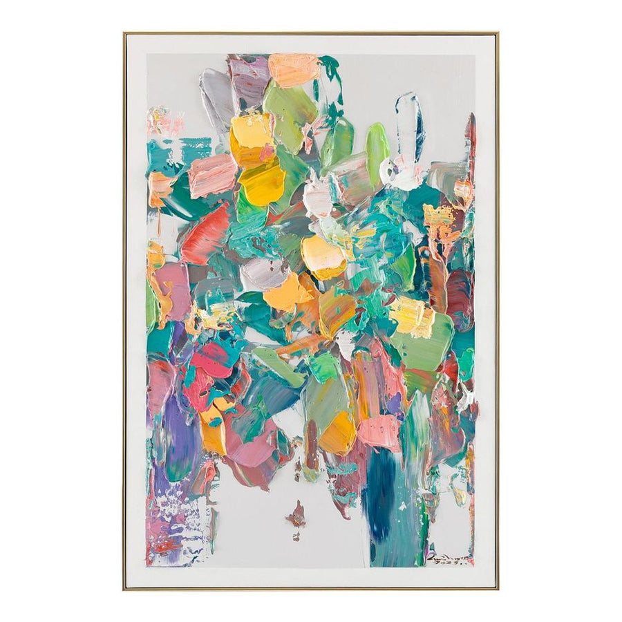 Wall Art Lm Zhou's Textural Brushstrokes I