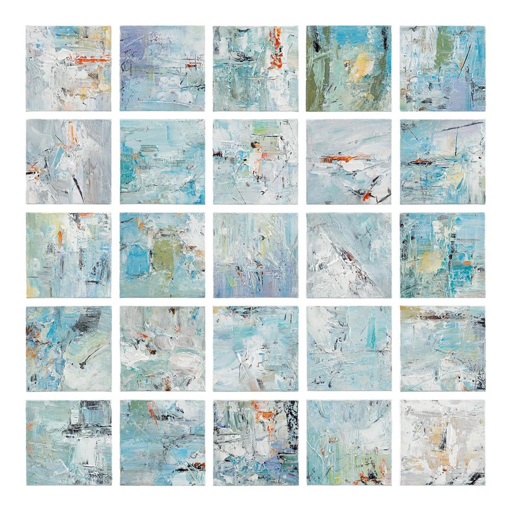 Wall Art Tony Fey's Splash Of Color Set 25