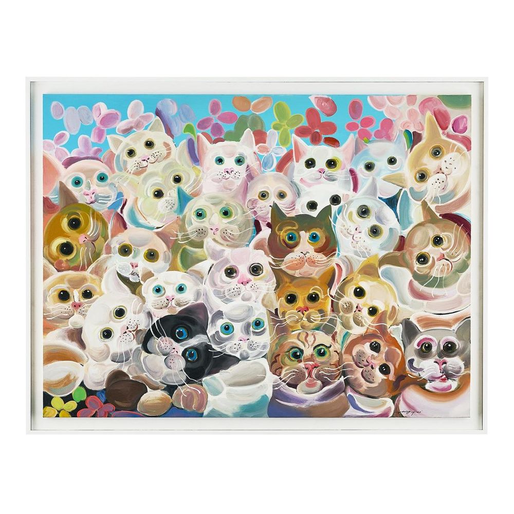 Decorative Objects Garden of Feline Whimsy