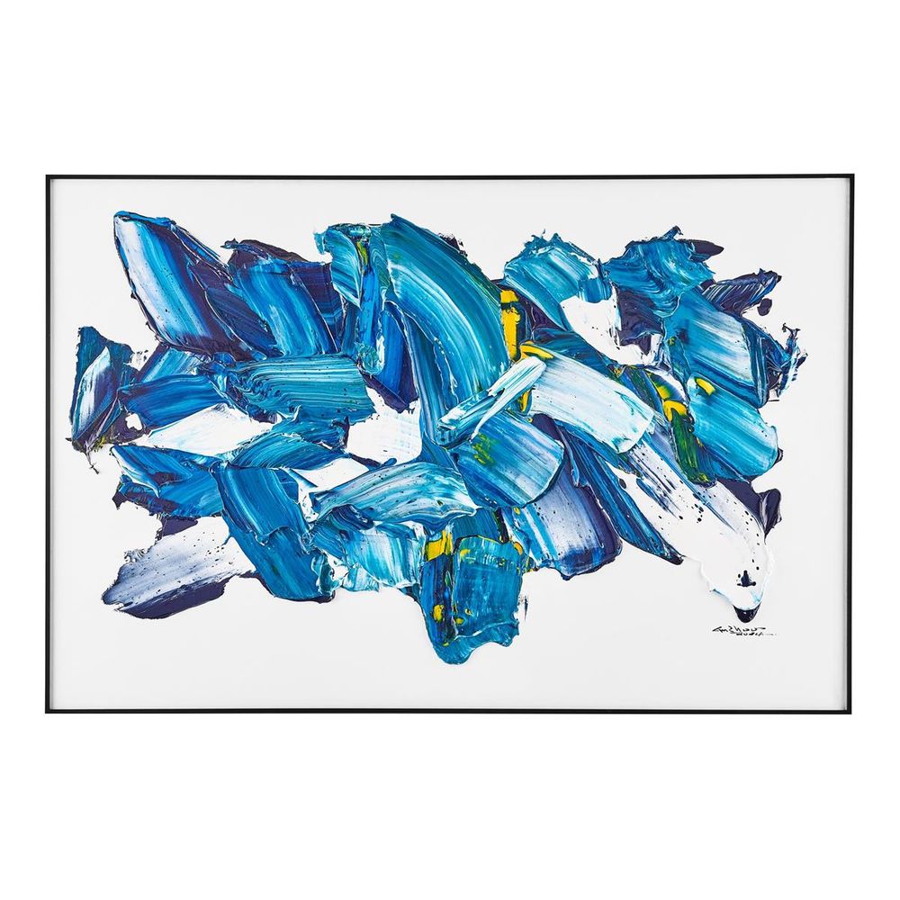 Decorative Objects Sapphire Flow Abstract
