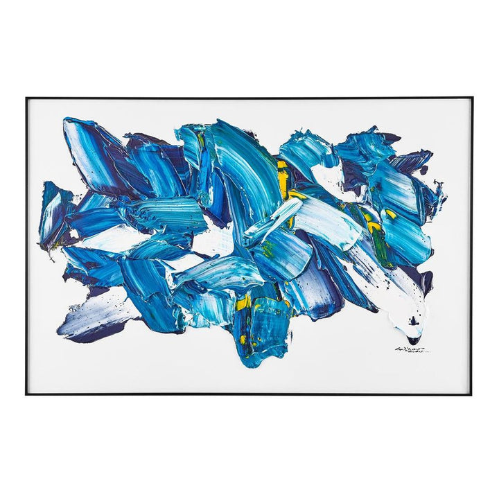 Decorative Objects Sapphire Flow Abstract