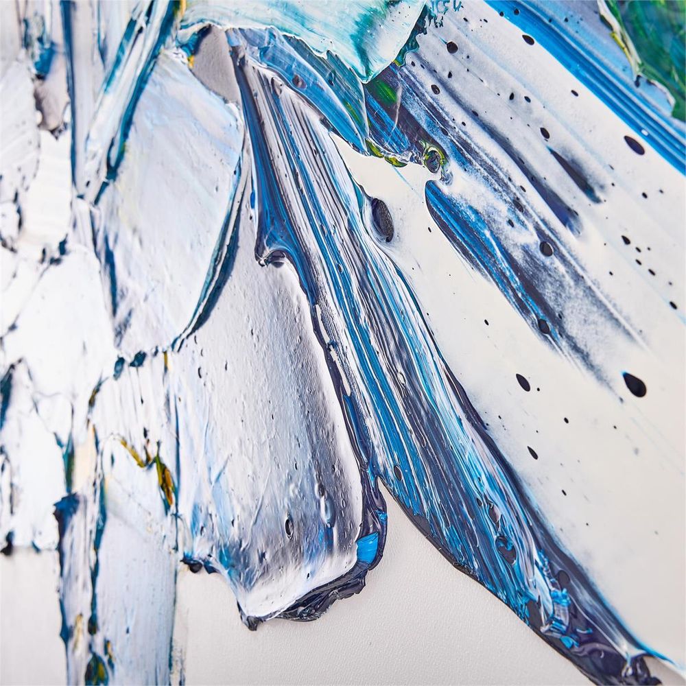 Decorative Objects Sapphire Flow Abstract