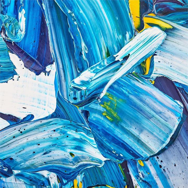 Decorative Objects Sapphire Flow Abstract