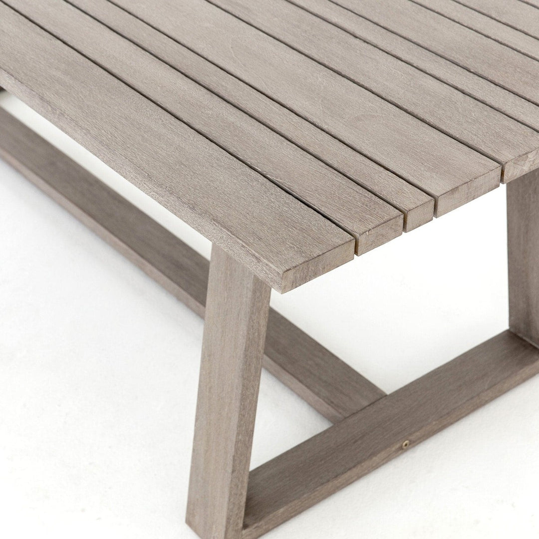 Ashton Outdoor Dining Table - Weathered Grey-FSC