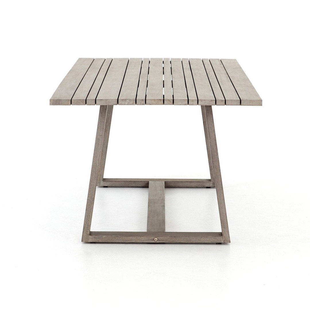 Ashton Outdoor Dining Table - Weathered Grey-FSC