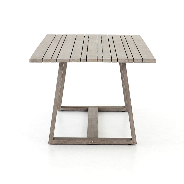 Ashton Outdoor Dining Table - Weathered Grey-FSC