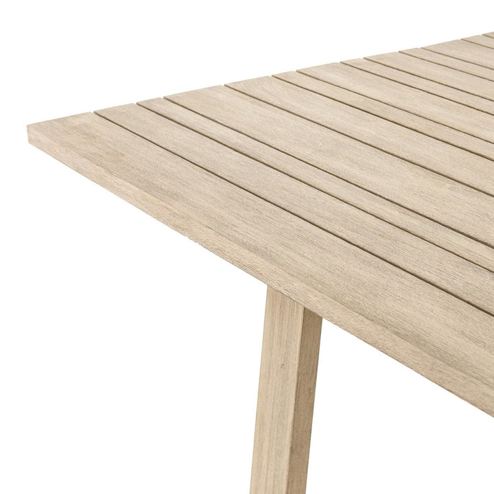 Camden Outdoor Dining Table - Washed Brown-FSC